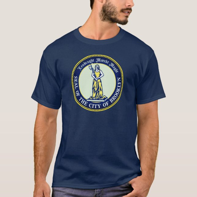 Seal of the Borough of Brooklyn, New York T-Shirt (Front)