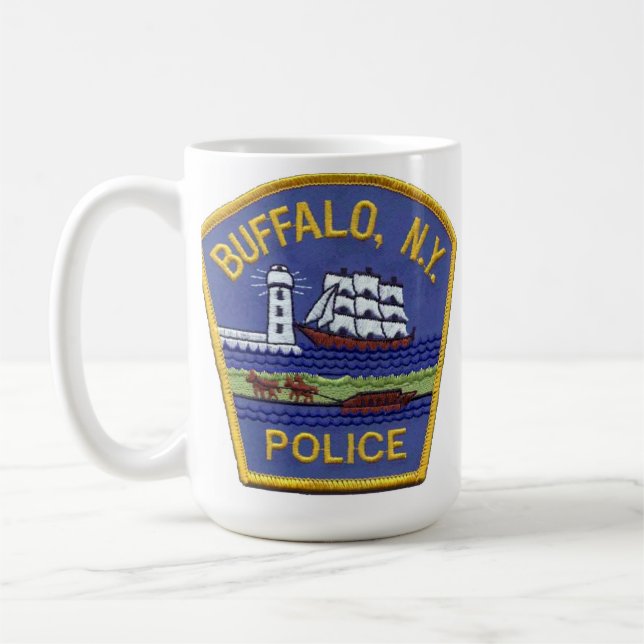 Seal of the City of Buffalo - Buffalo Police Coffee Mug (Left)