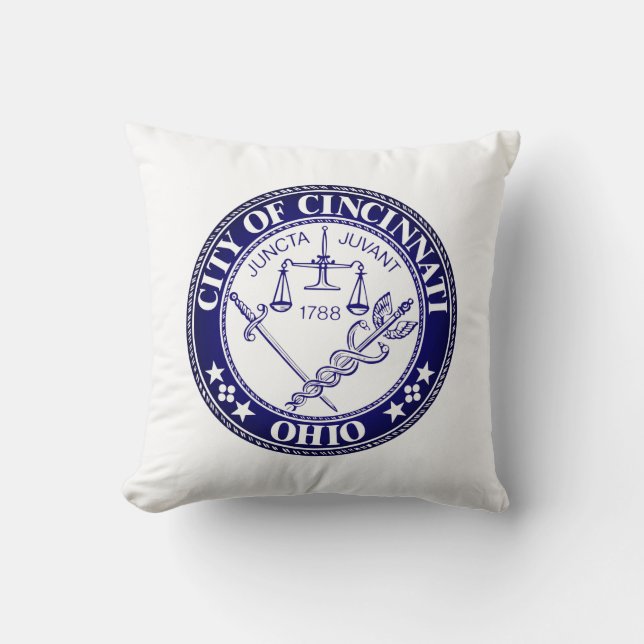 Seal of the City of Cincinnati, Ohio Cushion (Front)