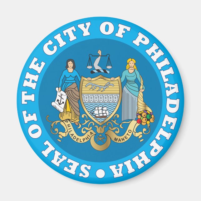 Seal of the city of Philadelphia Magnet (Front)