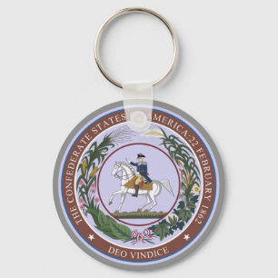 Seal of the Confederacy Key Ring