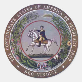 Seal of the Confederate States of America Round