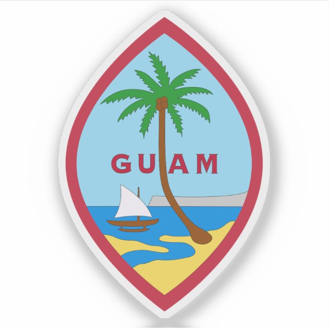Seal of the Guam island territory, USA (Front)