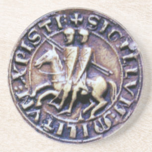 SEAL OF THE KNIGHTS TEMPLAR COASTER