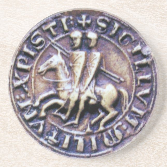 SEAL OF THE KNIGHTS TEMPLAR COASTER (Front)