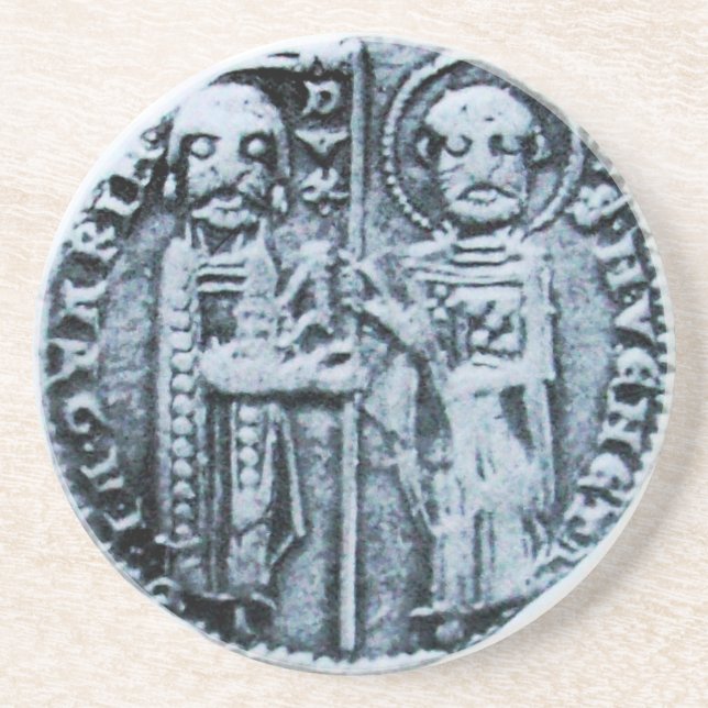 SEAL OF THE KNIGHTS TEMPLAR COASTER (Front)