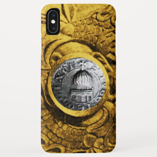 SEAL OF THE KNIGHTS TEMPLAR gold yellow Case-Mate iPhone Case (Back)