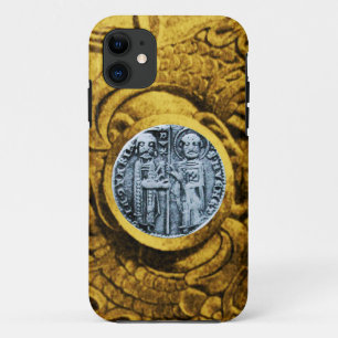 SEAL OF THE KNIGHTS TEMPLAR gold yellow iPhone 11 Case