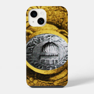 SEAL OF THE KNIGHTS TEMPLAR gold yellow iPhone 14 Case