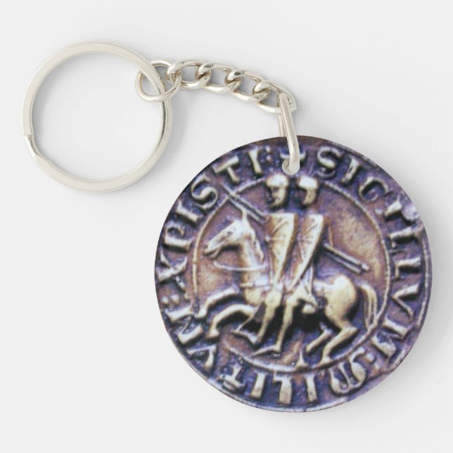 SEAL OF THE KNIGHTS TEMPLAR KEY RING (Front)