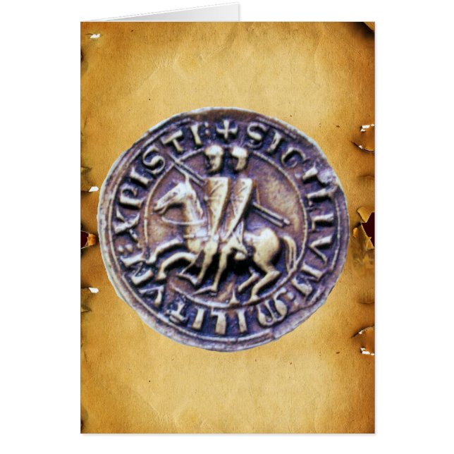 SEAL OF THE KNIGHTS TEMPLAR parchment (Front)