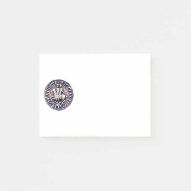 SEAL OF THE KNIGHTS TEMPLAR POST-IT NOTES (Front)