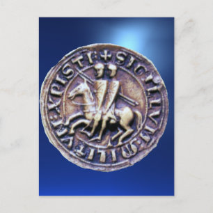 SEAL OF THE KNIGHTS TEMPLAR POSTCARD