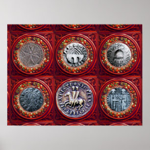 SEAL OF THE KNIGHTS TEMPLAR POSTER