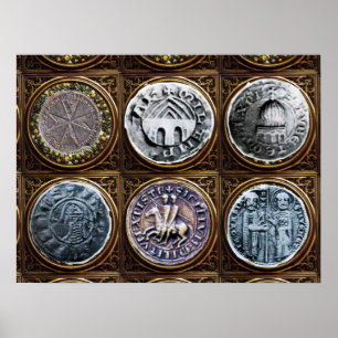 SEAL OF THE KNIGHTS TEMPLAR POSTER