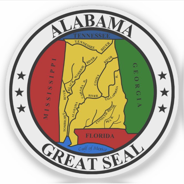 Seal of the state of Alabama, USA (Front)
