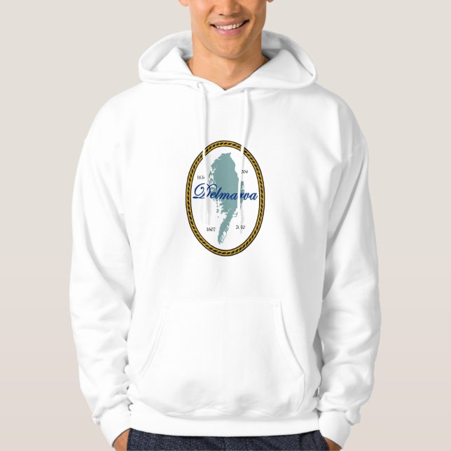 Seal of the State of Delmarva Hoodie (Front)
