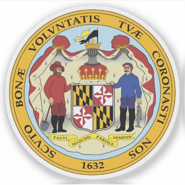 Seal of the state of Maryland, USA (Front)