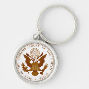 Seal Of The Supreme Court Key Ring