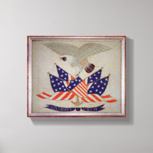 Seal of the United States of America, c.1840 Canvas Print