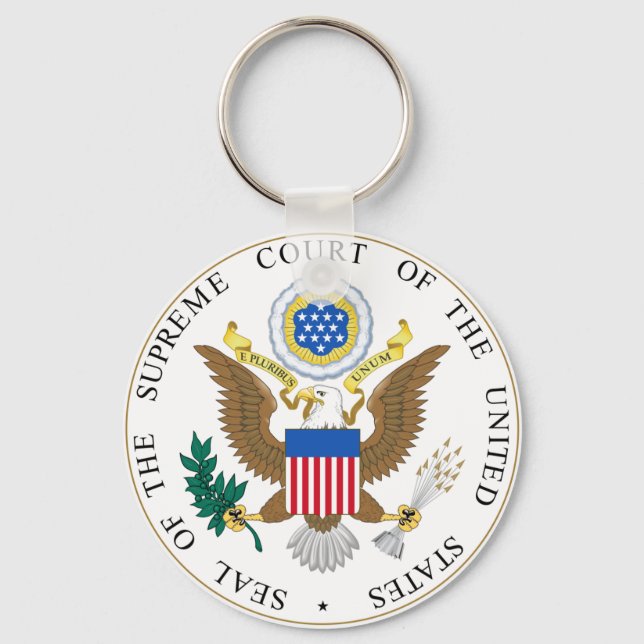 Seal of the United States Supreme Court Key Ring (Front)