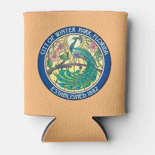 Seal of Winter Park, Florida Can Cooler