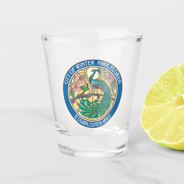Seal of Winter Park, Florida Shot Glass (Front)