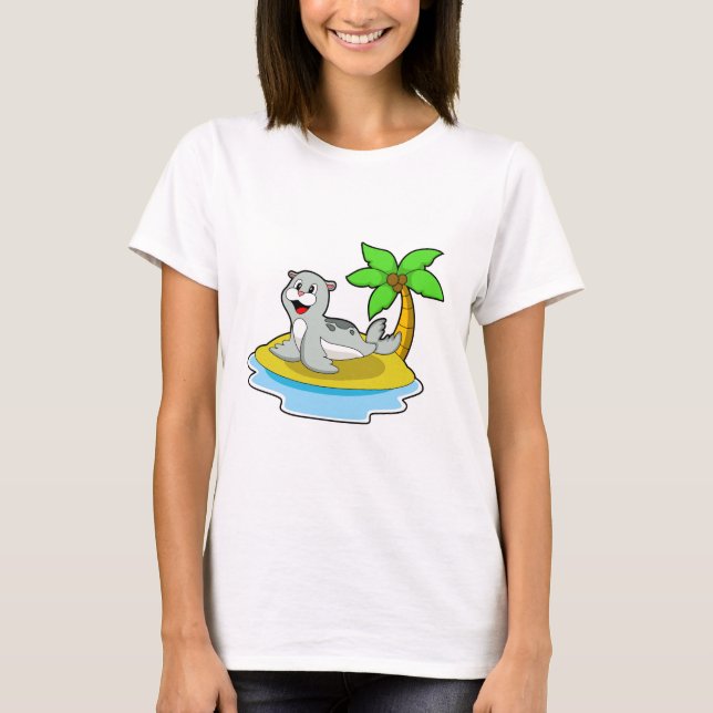 Seal on Island T-Shirt (Front)