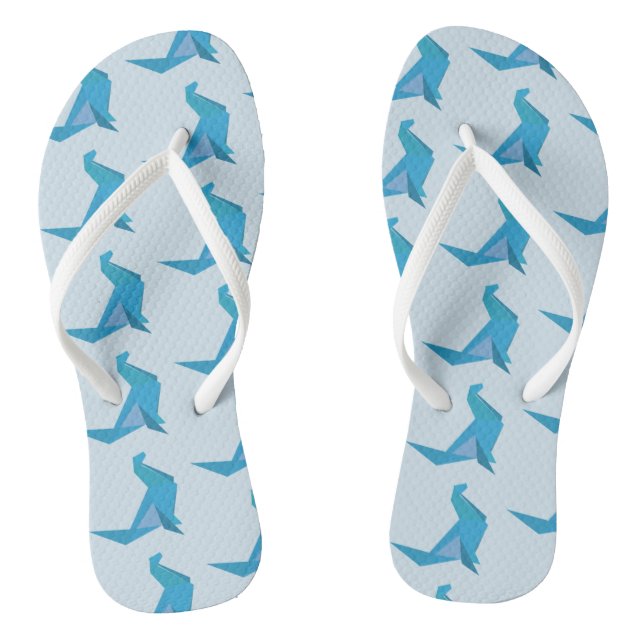 Seal Origami Summer Flip Flops (Footbed)