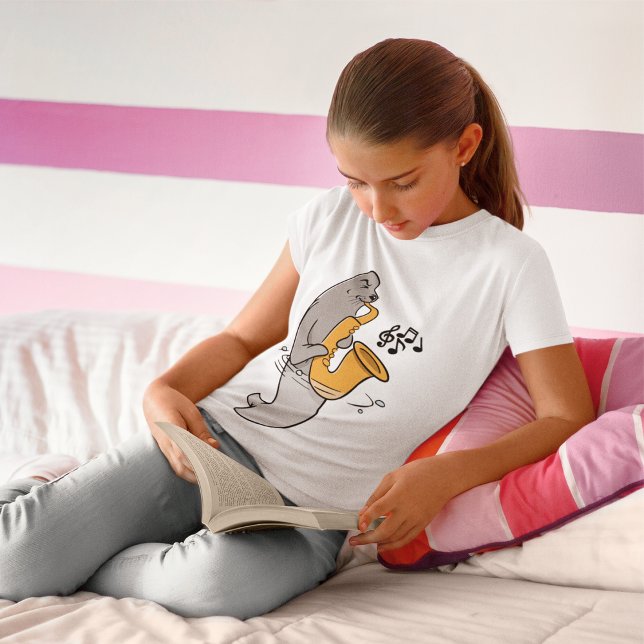 Seal Playing The Saxophone T-Shirt (Creator Uploaded)