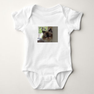 seal point himalayan baby bodysuit