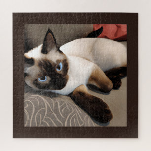 Seal Point Siamese Digital Portrait    Jigsaw Puzzle