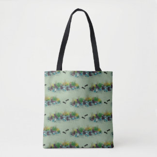 Seal Pup Party All Over Print Bag (Light Green)