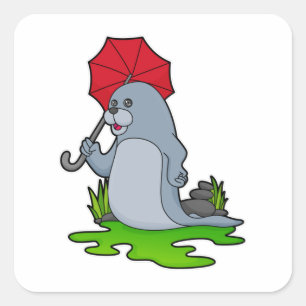 Seal Raining Umbrella