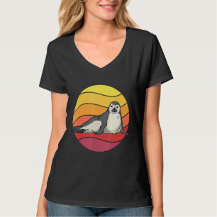 Seal Retro Sunset Sea Dog Seals T-Shirt