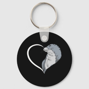 Seal S For Women Girls Kids Heart Cute Seal Key Ring
