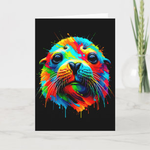 Seal Sea Lion Card