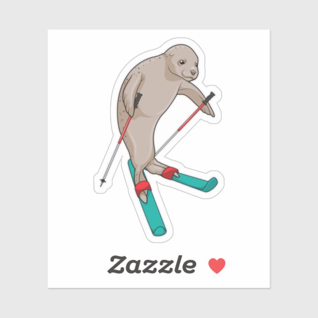 Seal Skier Ski (Sheet)