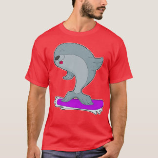 Seal Snowboard Winter sports T-Shirt