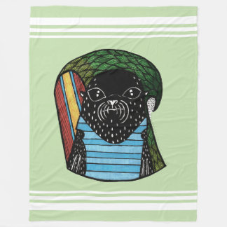 Seal surfer fleece blanket 