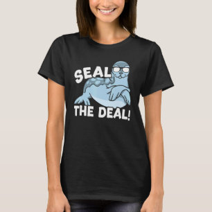 Seal The Deal Seal Whisperer Animal Marine Biologi T-Shirt