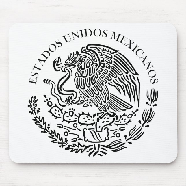 Seal the Government Mexico , Mexico Mouse Mat (Front)