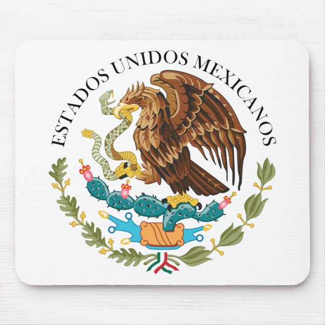 Seal the Government Mexico, Mexico Mouse Mat (Front)