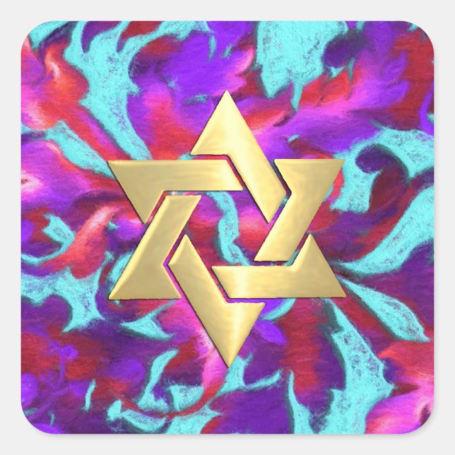 Seal Turquoise Red Purple Bold Chalk (Front)