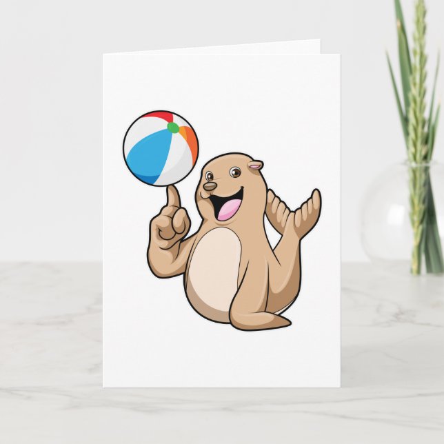 Seal Water Water polo Card (Front)