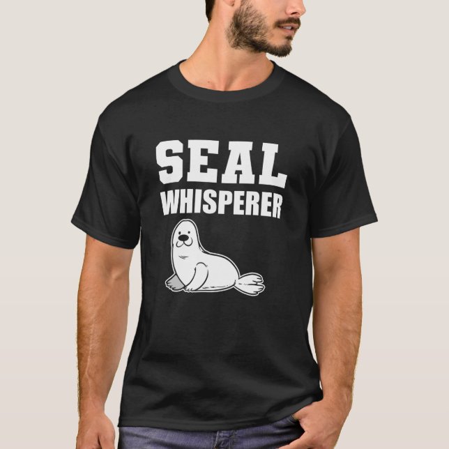 Seal Whisperer Animal Trainers T-Shirt (Front)