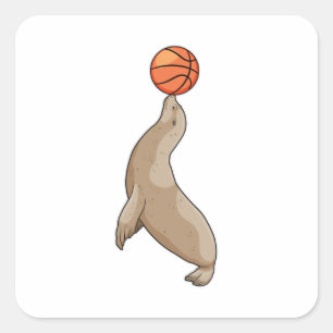 Seal with Basketball