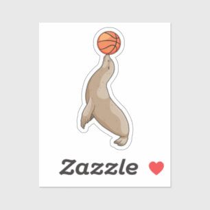Seal with Basketball