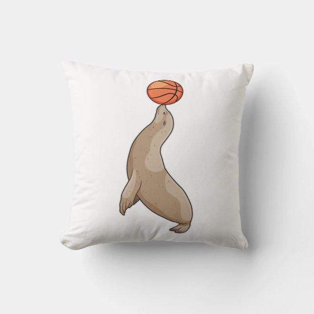 Seal with Basketball Cushion (Front)