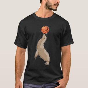 Seal with Basketball T-Shirt